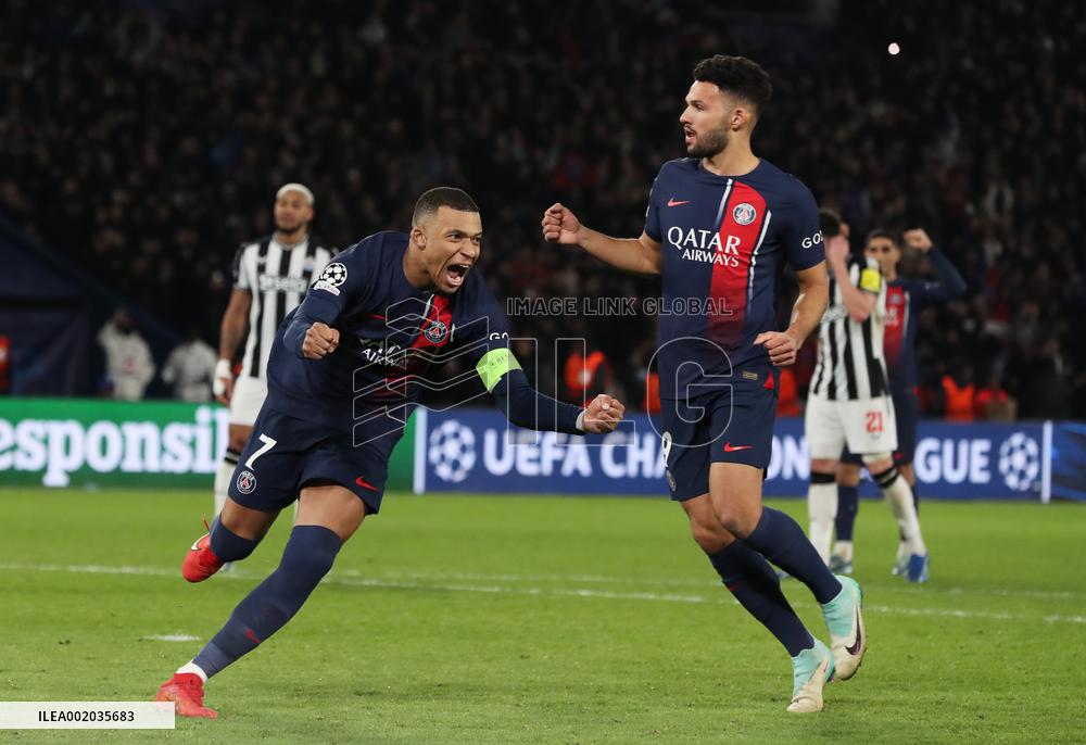 (SP)FRANCE-PARIS-FOOTBALL-UEFA CHAMPIONS-PSG VS NEWCASTLE UNITED
