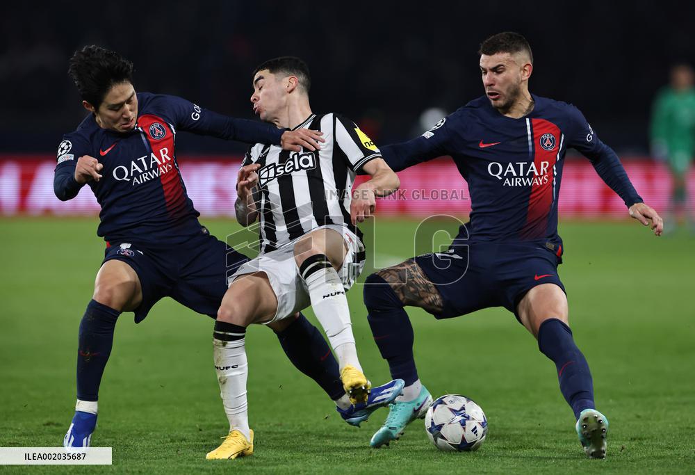 (SP)FRANCE-PARIS-FOOTBALL-UEFA CHAMPIONS-PSG VS NEWCASTLE UNITED