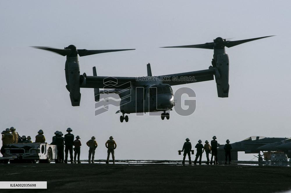 US Military Osprey With 8 Crew Crashes Off Japan