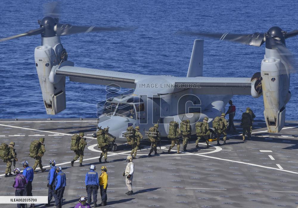 US Military Osprey With 8 Crew Crashes Off Japan