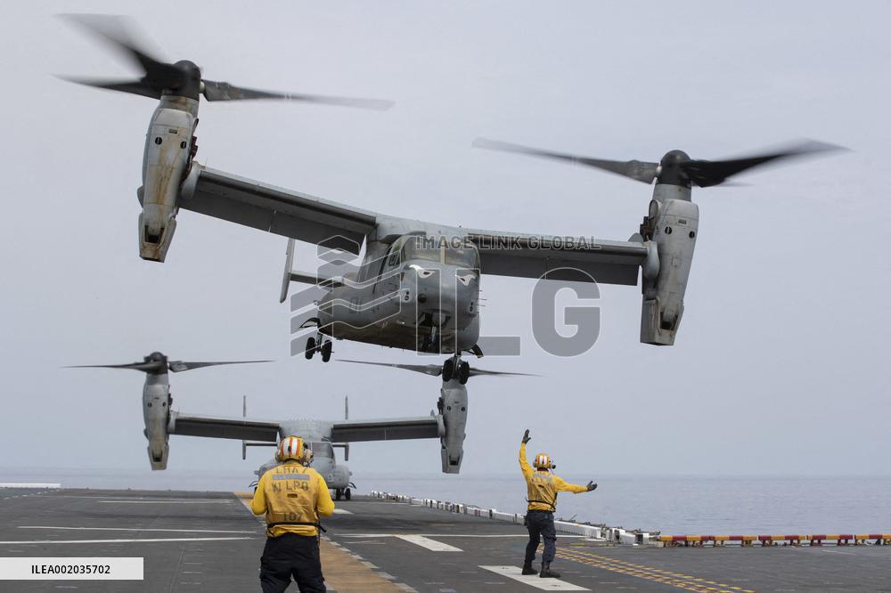 US Military Osprey With 8 Crew Crashes Off Japan