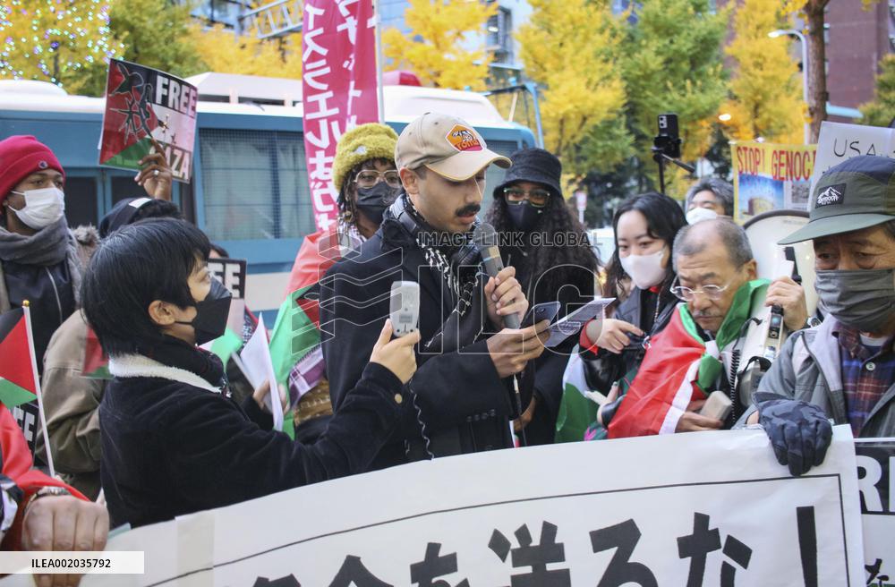 Rally against Israeli attack on Gaza