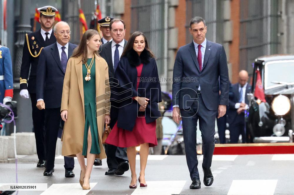 Royals At Congress Opening Ceremony - Madrid