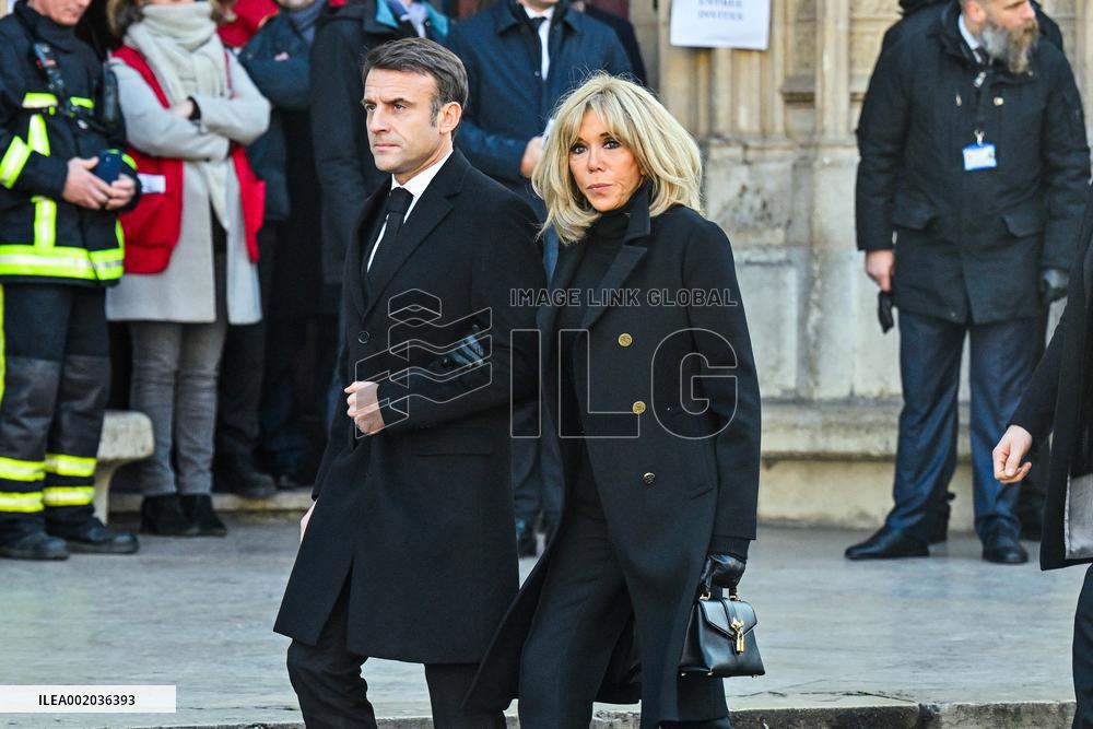 Gerard Collomb's Funeral - Lyon