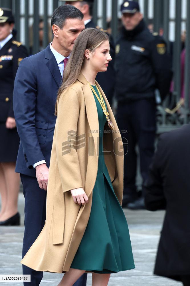 Royals At Congress Opening Ceremony - Madrid