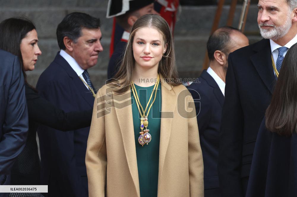 Royals At Congress Opening Ceremony - Madrid