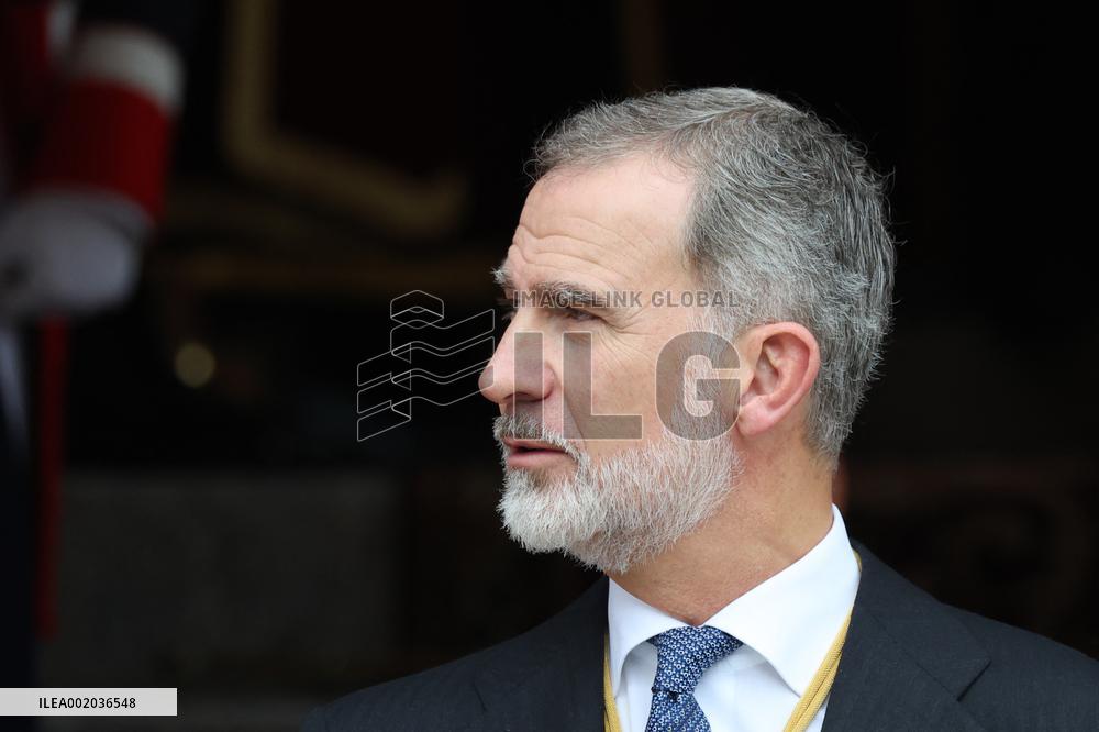 Royals At Congress Opening Ceremony - Madrid