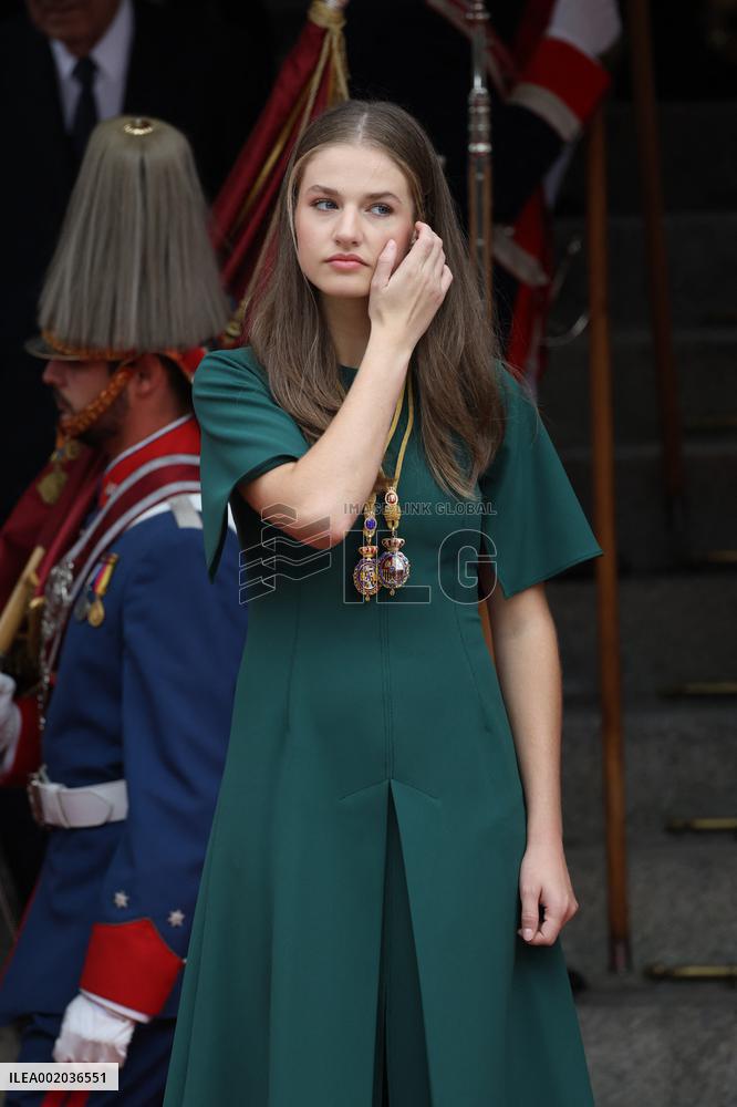 Royals At Congress Opening Ceremony - Madrid