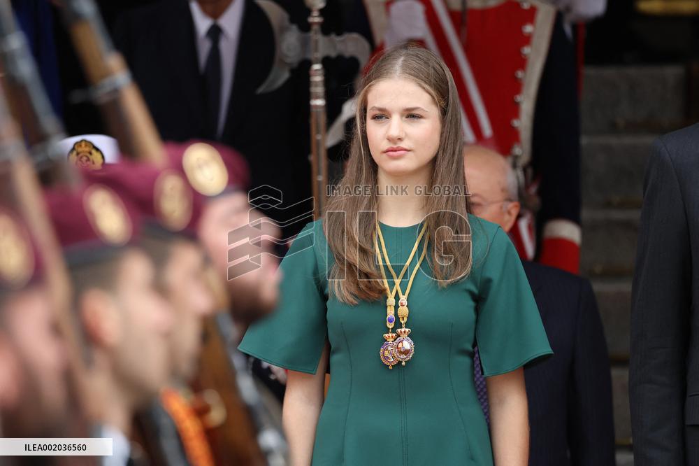 Royals At Congress Opening Ceremony - Madrid
