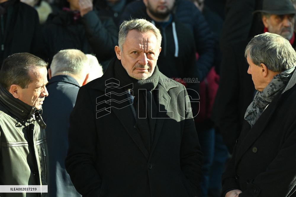 Gerard Collomb's Funeral - Lyon