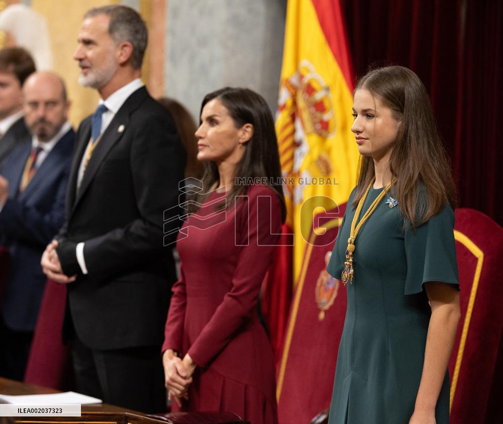 Royals At Congress Opening Ceremony - Madrid