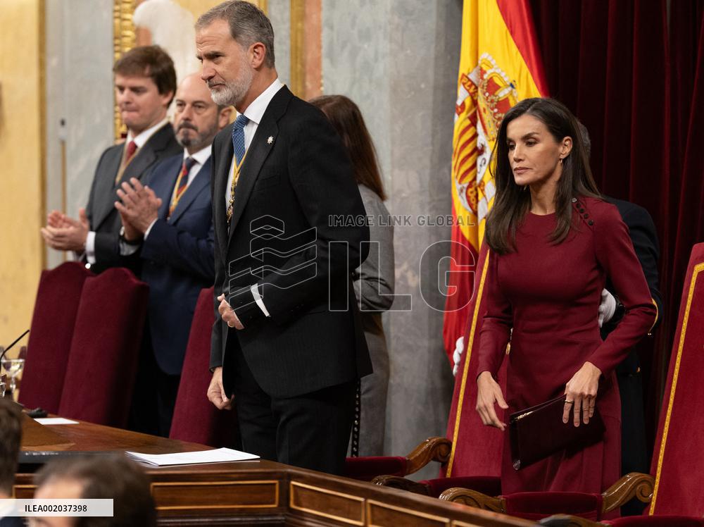Royals At Congress Opening Ceremony - Madrid