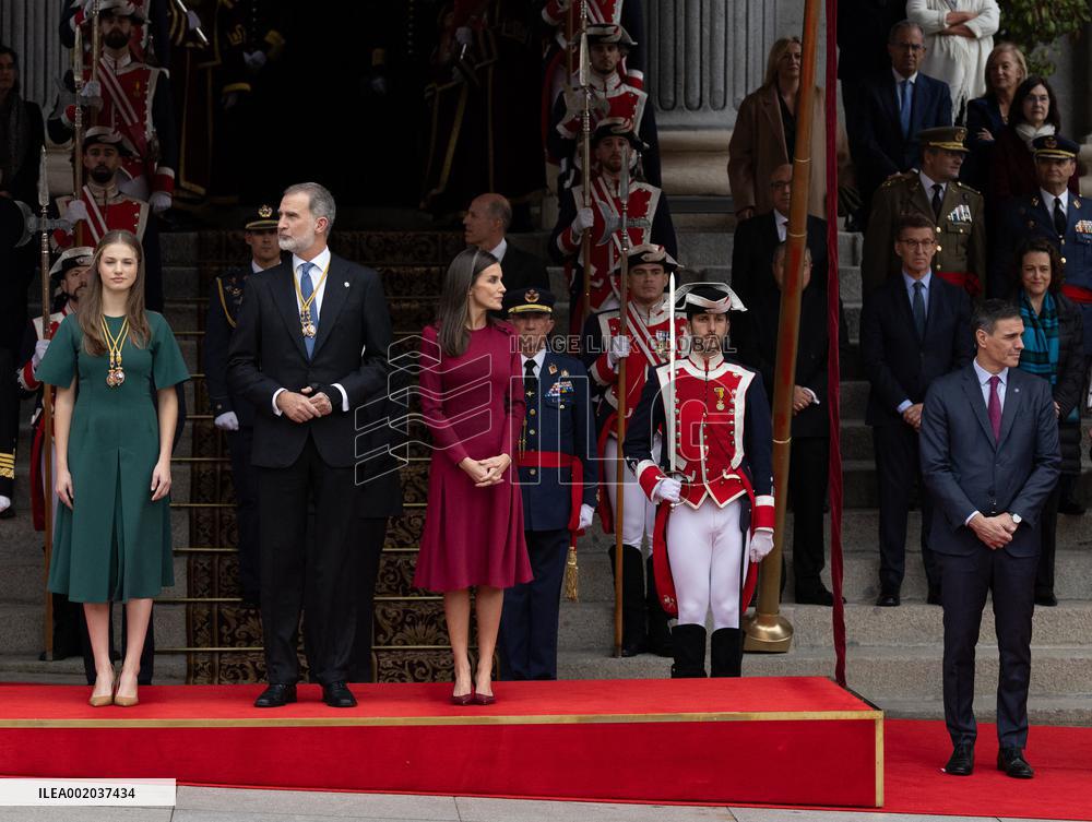 Royals At Congress Opening Ceremony - Madrid