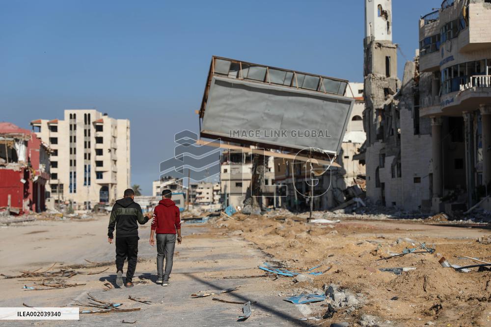 MIDEAST-GAZA CITY-ISRAEL-HAMAS CONFLICT-AFTERMATH