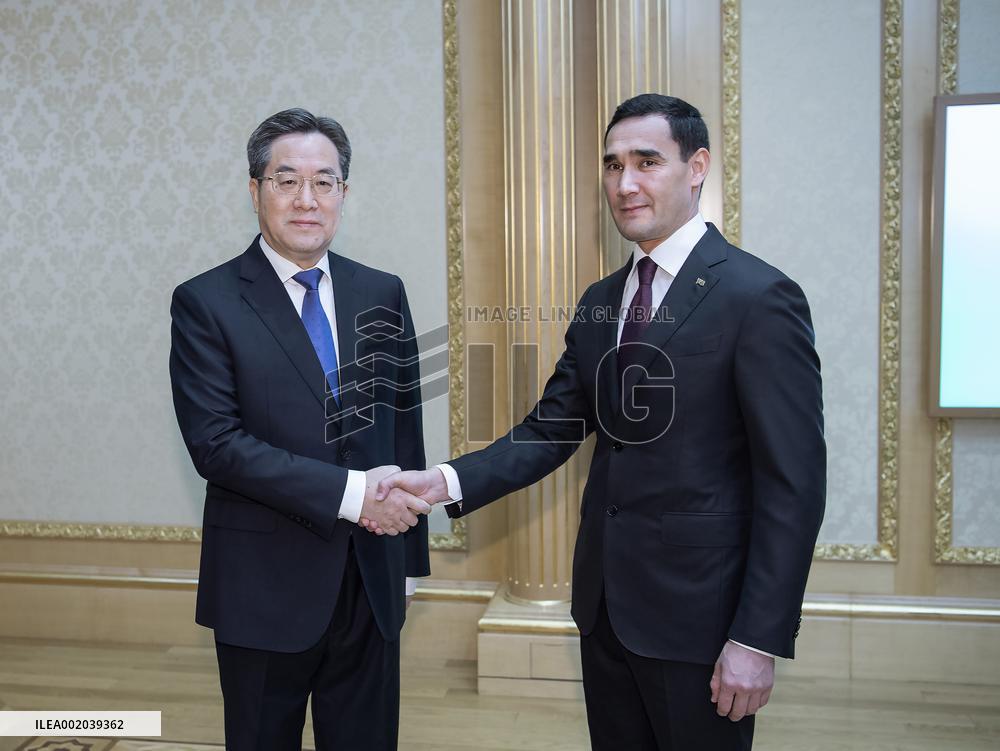 TURKMENISTAN-ASHGABAT-DING XUEXIANG-CHINA-COOPERATION COMMITTEE-MEETING