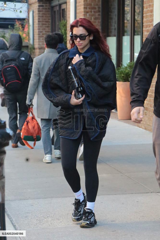 Dua Lipa Looks Stylish - NYC