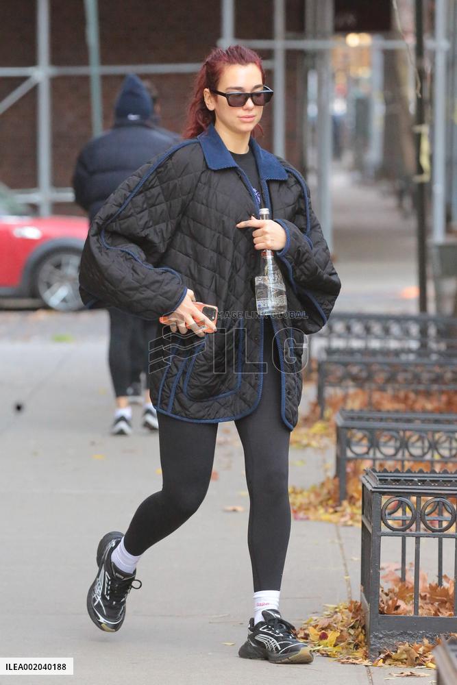 Dua Lipa Looks Stylish - NYC