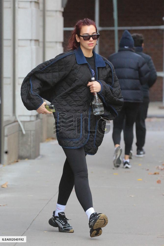 Dua Lipa Looks Stylish - NYC