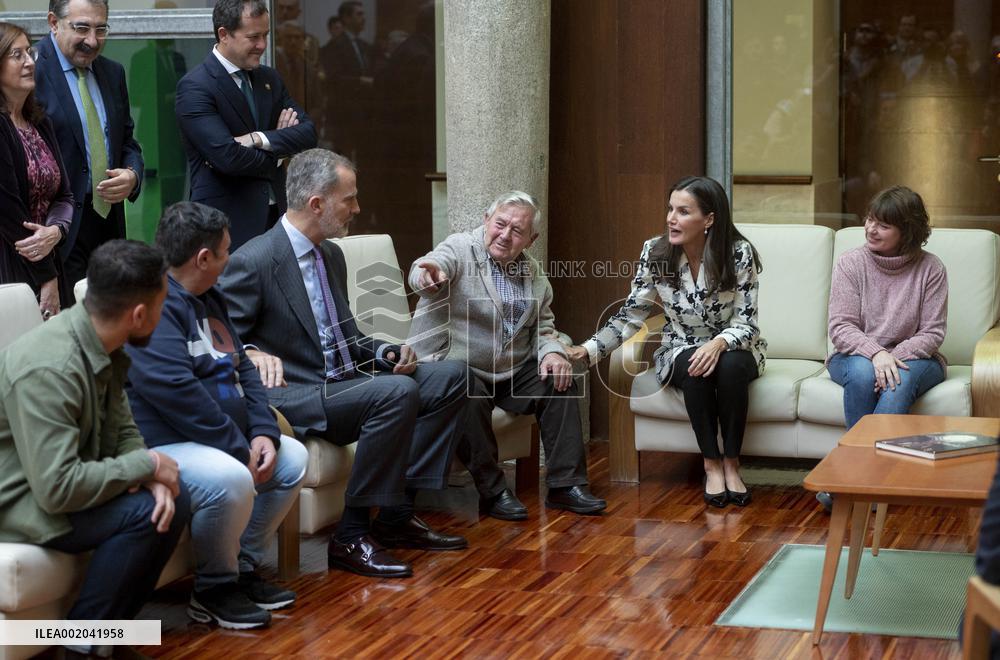 Royals At Residence Hospital del Rey inauguration - Toledo
