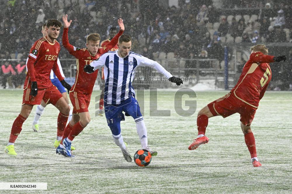 FOOTBALL - UEFA EUROPA CONFERENCE LEAGUE - HJK vs ABERDEEN