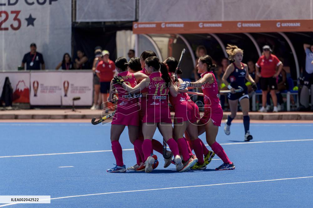 Japan vs United States FIH Junior Women's Hockey World Cup Chile