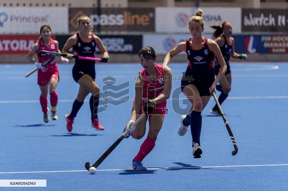 Japan vs United States FIH Junior Women's Hockey World Cup Chile