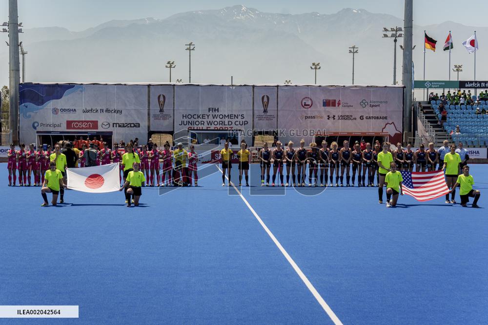 Japan vs United States FIH Junior Women's Hockey World Cup Chile