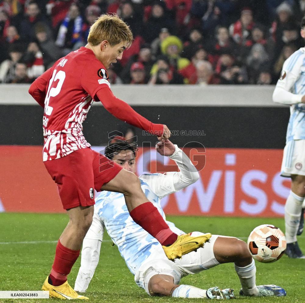 Football: Freiburg vs. Olympiacos