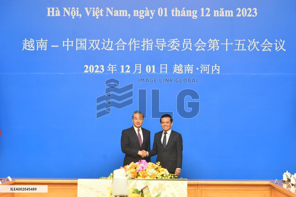 VIETNAM-HANOI-CHINA-VIETNAM STEERING COMMITTEE FOR BILATERAL COOPERATION-MEETING