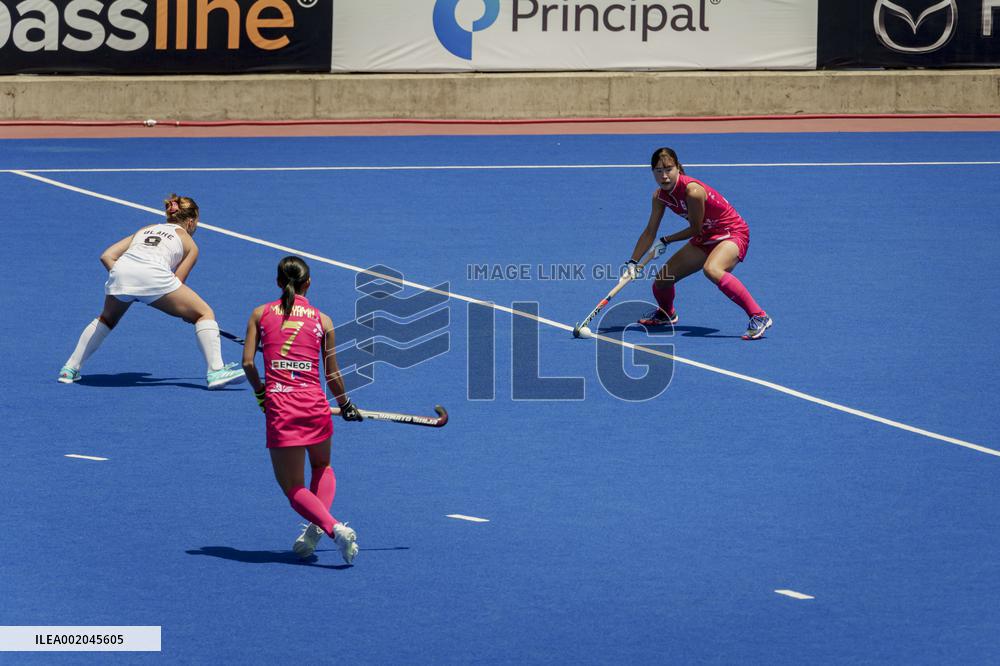 Japan vs New Zeland FIH Junior Women's Hockey World Cup Chile 20