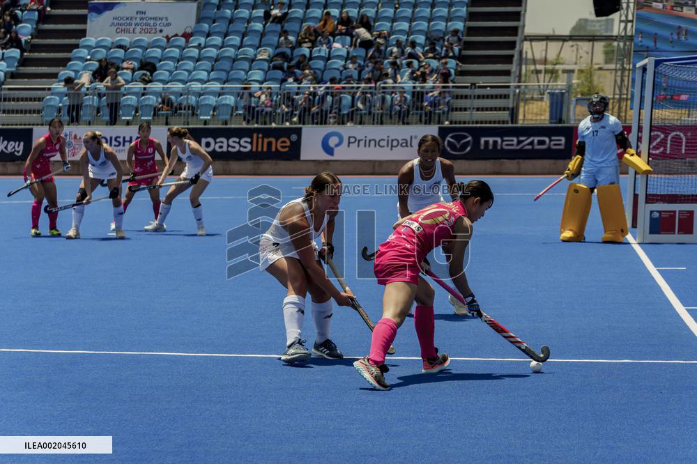 Japan vs New Zeland FIH Junior Women's Hockey World Cup Chile 20
