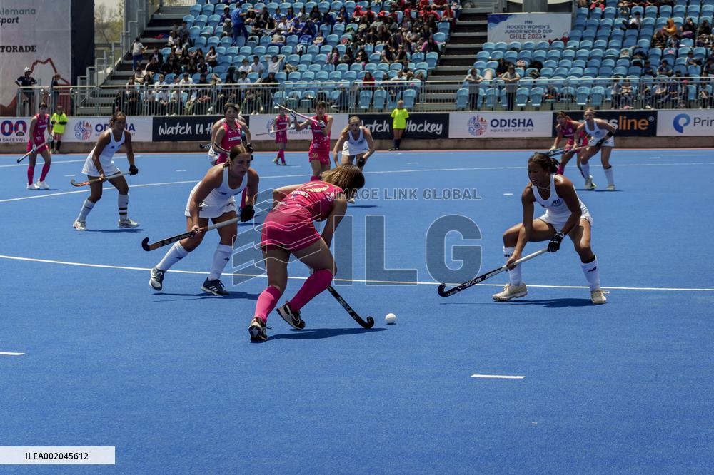 Japan vs New Zeland FIH Junior Women's Hockey World Cup Chile 20