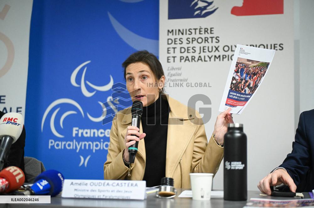 National Sports Agency’s High Performance Press Conference - Paris