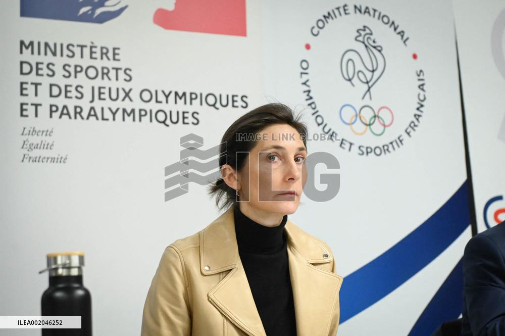 National Sports Agency’s High Performance Press Conference - Paris
