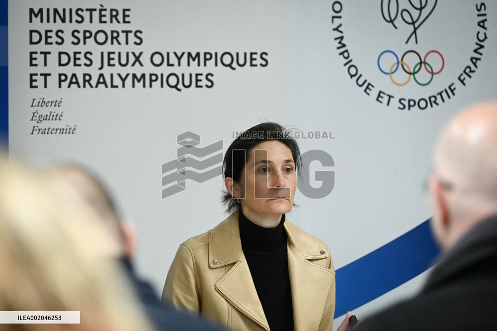 National Sports Agency’s High Performance Press Conference - Paris