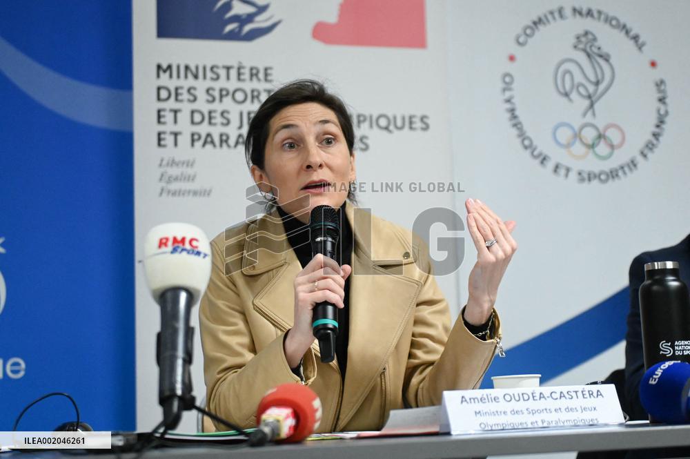 National Sports Agency’s High Performance Press Conference - Paris