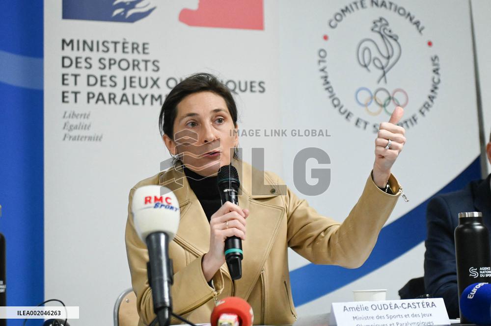 National Sports Agency’s High Performance Press Conference - Paris