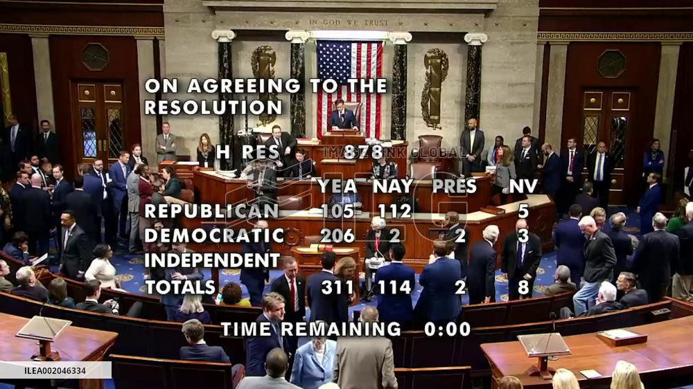 U.S. House votes to expel Republican Rep. George Santos from Congress