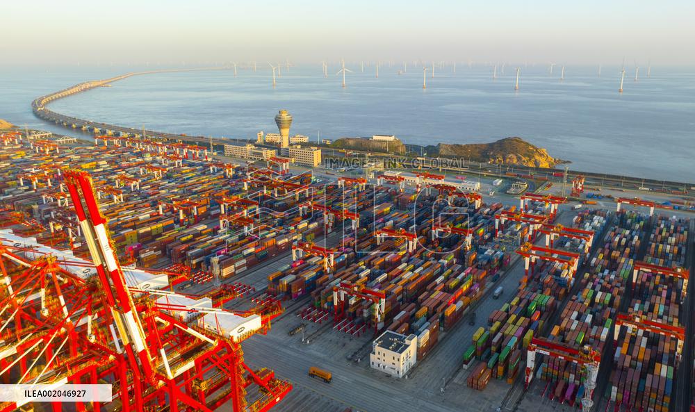 Yangshan Deepwater Port Area of Shanghai Port