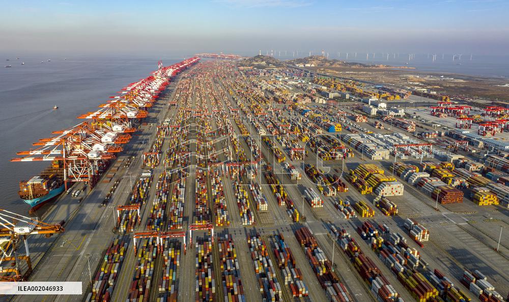Yangshan Deepwater Port Area of Shanghai Port