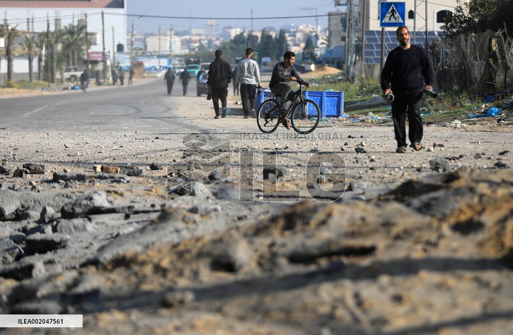 MIDEAST-GAZA-KHAN YOUNIS-PALESTINIAN DEATH TOLL