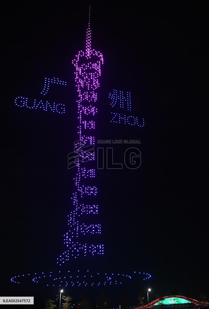CHINA-GUANGDONG-GUANGZHOU-DRONE SHOW (CN)