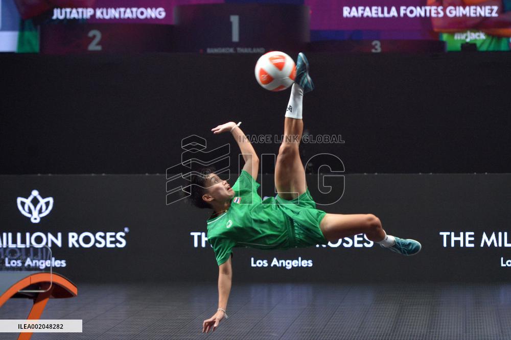(SP)THAILAND-BANGKOK-TEQBALL-WORLD CHAMPIONSHIPS-WOMEN'S SINGLES