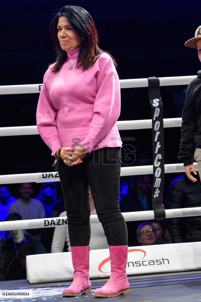 David Ginola At Sadjo Vs Buonarrigo Boxing Match - Marseille