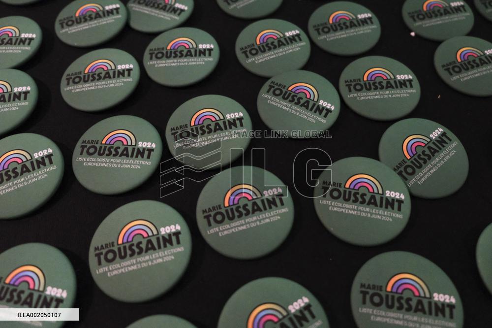 Ecologists' Campaign Meeting For The European Elections - Paris