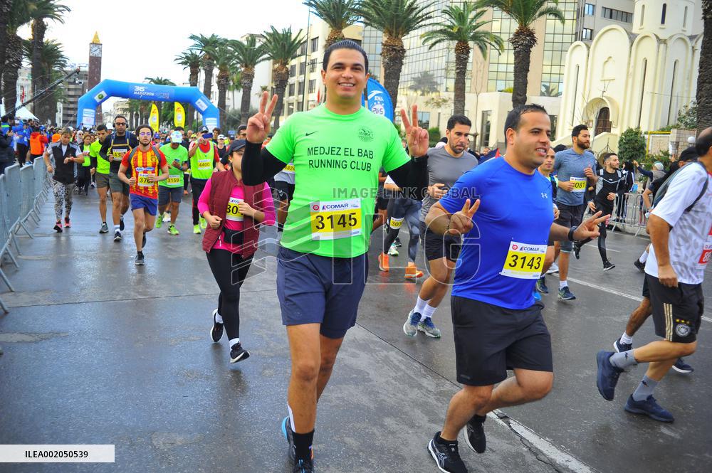 (SP)TUNISIA-TUNIS-MARATHON