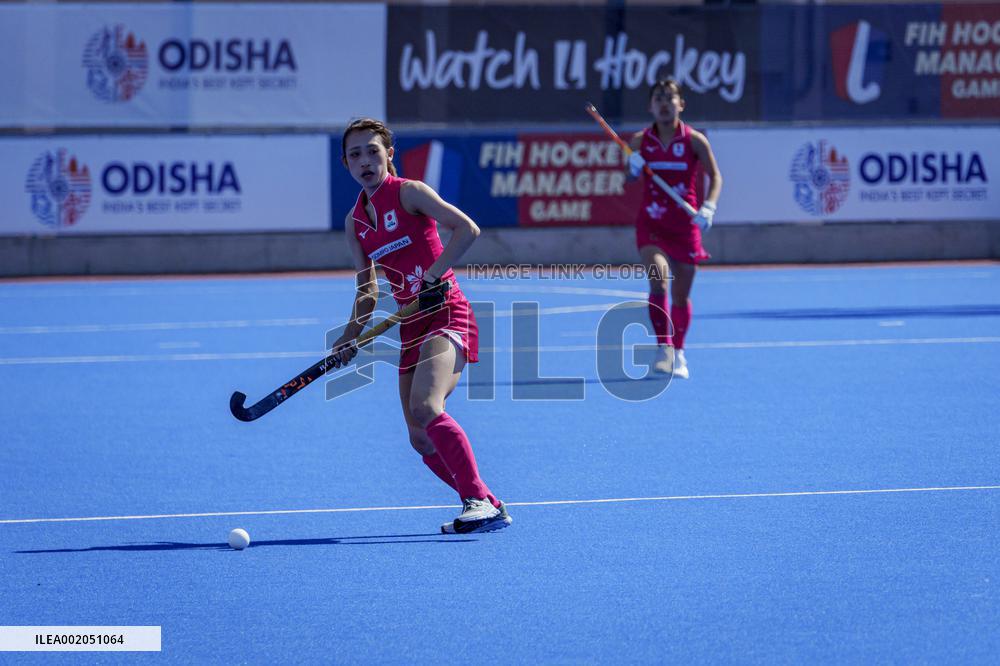 Japan vs England FIH Junior Women's Hockey World Cup Chile 2023
