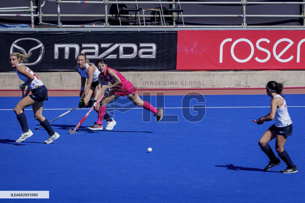 Japan vs England FIH Junior Women's Hockey World Cup Chile 2023