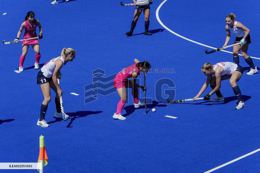 Japan vs England FIH Junior Women's Hockey World Cup Chile 2023