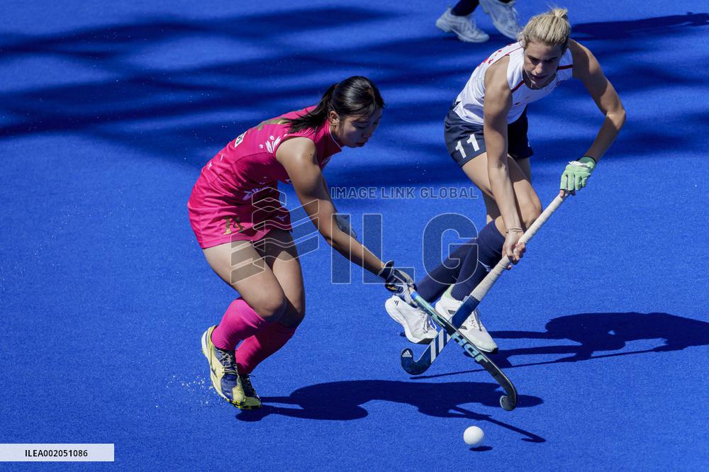 Japan vs England FIH Junior Women's Hockey World Cup Chile 2023